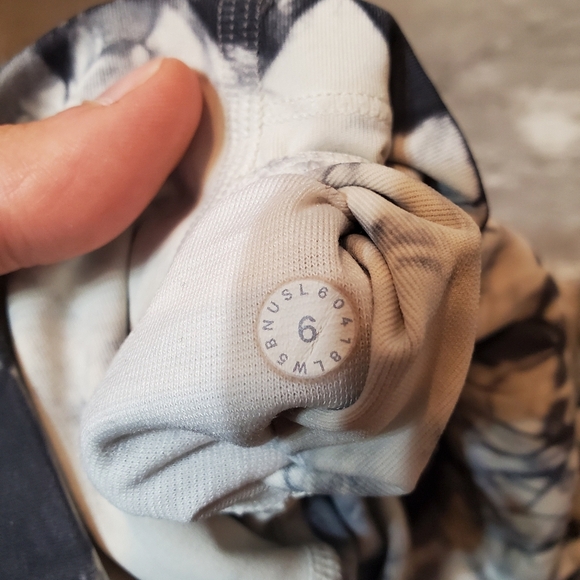 NWOT Lululemon Wunder Under Hi-Rise 7/8 Tight Full-On Luxtreme. White, Grey. 6. - Picture 8 of 13